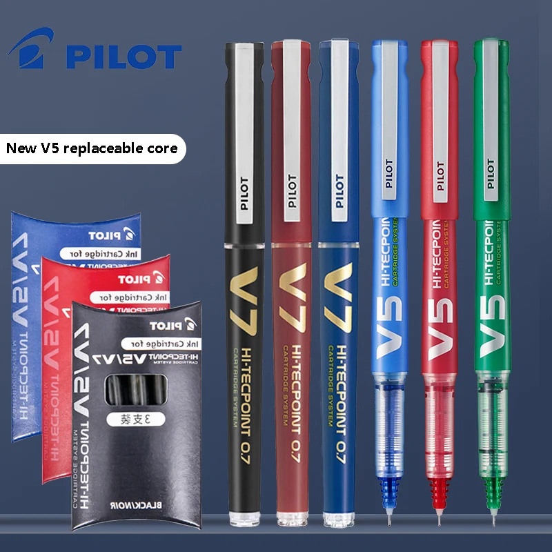 Pilot Pen V5 - 파일럿 리필 가능 롤러볼 펜, 사무용품